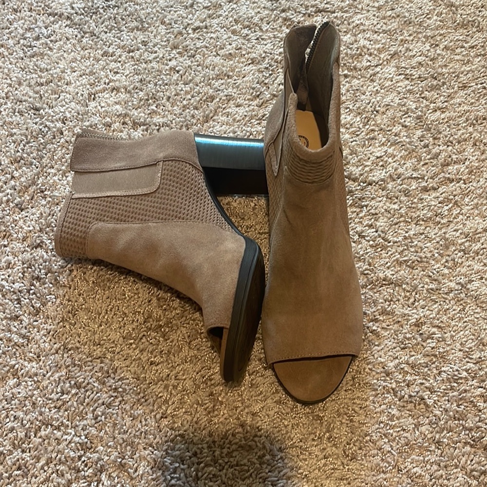 Open toe booties!